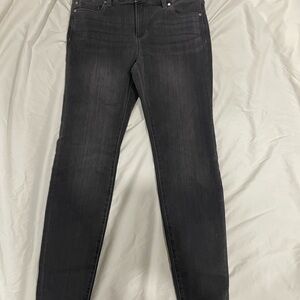 Liverpool Women's Charcoal Gray Skinny Jeans